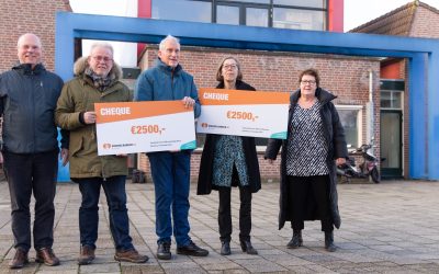 Wijkraden schenken €5000,- aan Voedselbank