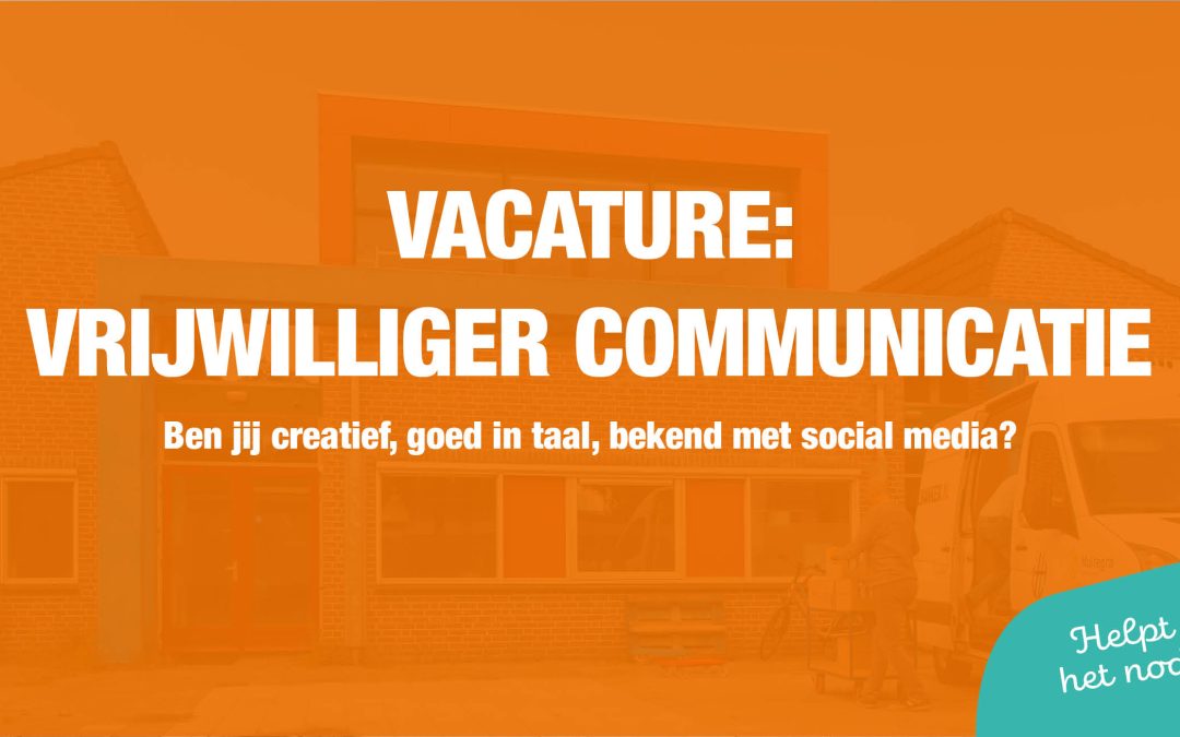 Voedselbank zoekt vrijwilliger Communicatie